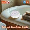 Tuya Zigbee Water Sensor Flood Leak Detector Overflow Alarm for Kitchen Bathroom App Remote Monitoring Work with Alexa Google