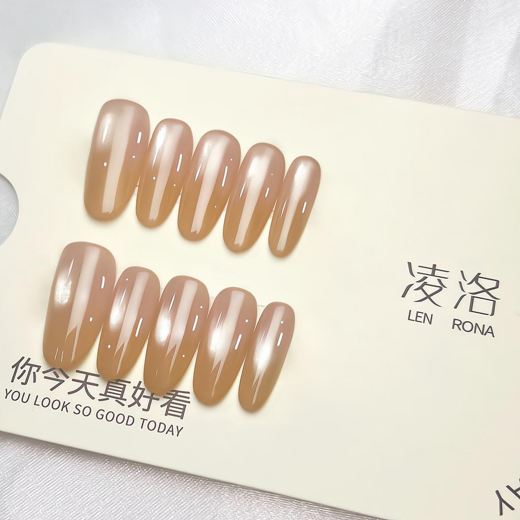 Press On Nails Medium Stiletto Glitter Fake Nails Press Ons with Design Reusable Acrylic False Nail Full Cover Glue On Nail Stick On Nail for Women