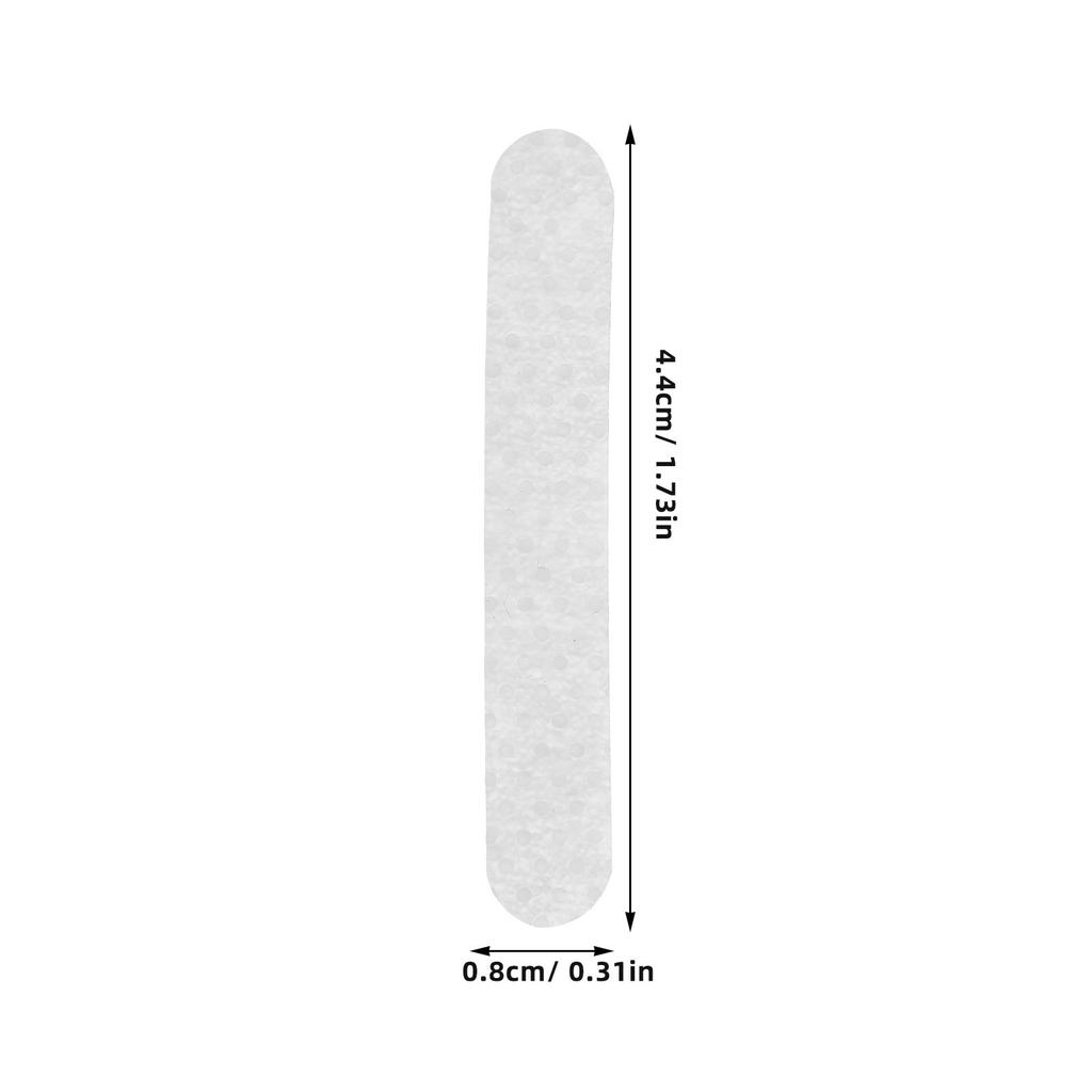 100Pcs Adhesive Silicone Hanger Strips Non-Slipping Hanger Grips for Plastic Wood Hangers Closet Accessories Clothing Organizer