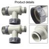 2pcs Replacement For Intex 10747 Large Pool Plunger Valve Assembly Filter Pump Swimming Pool Replacement Plunger Valve Adapter