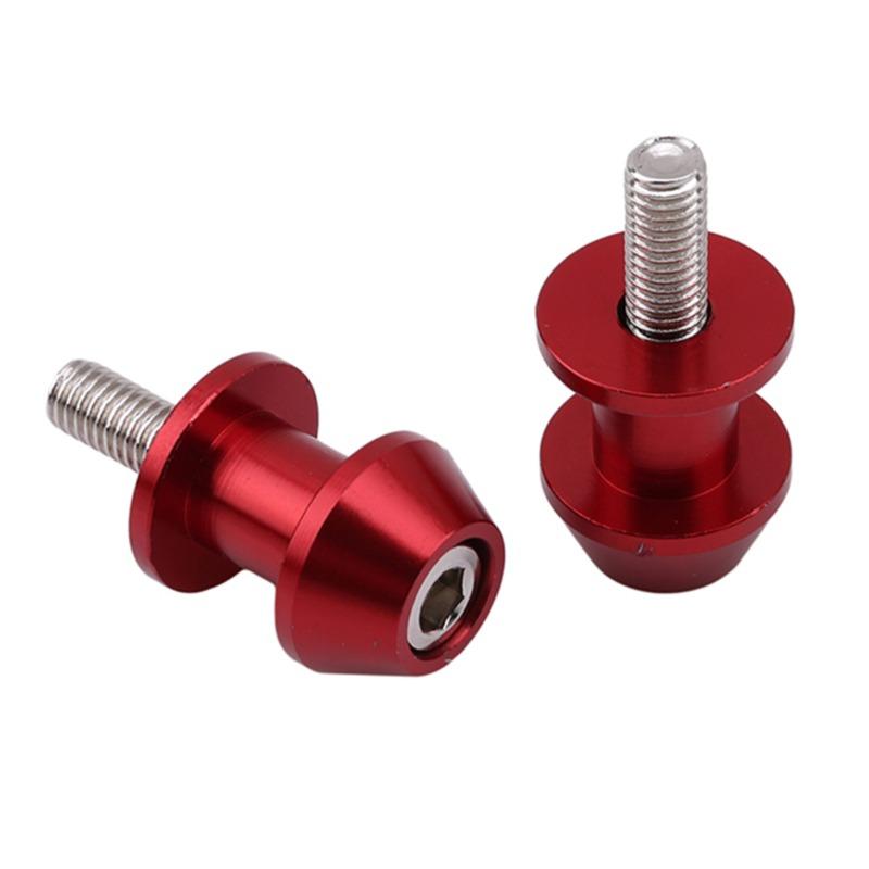 8/10mm Aluminium Motorradständer Schwingarmspulen Slider StänderSchraube Schwingarm Motorradzubehör 2 Stück/Packung