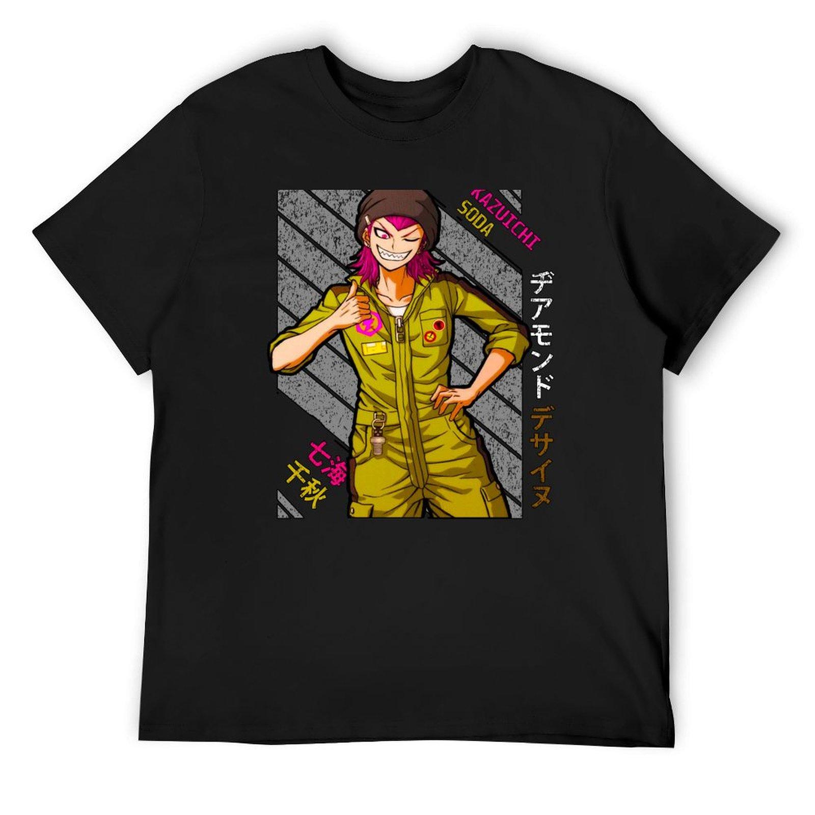 

Kazuichi Soda - Super DanganRonpa 2 T-Shirt tees cute tops outfits for men 4XL