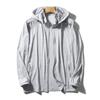 Outdoor Elastic Ice Silk Sun Protection Clothing for Men 2024 New Summer Thin Hooded Skin Windbreaker Foreign Trade Sun Protection Jacket