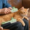 Dog Hair Remover Brush One-Button Hairs Cleaning Bath Brush Multi-Purpose Pet Cleaning Comb for Loosening Up Removing Debris