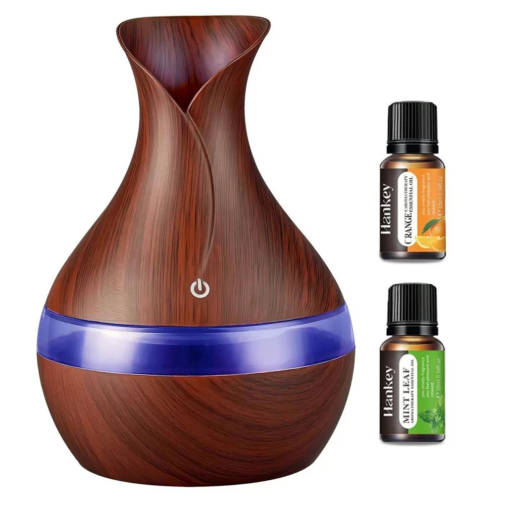 300ml Aromatherapy Humidifier Whisper Quiet Cool Mist Diffuser for Home, Office USB Powered, Essential Oil Compatible, Stylish