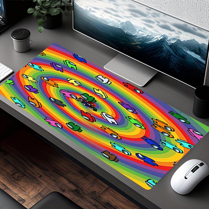 Among Us Print Mouse Pad, for Keyboard Pad Laptop PC Mat for Office Home Use, Desk Decor, Perfect Birthday Gift for Gamers
