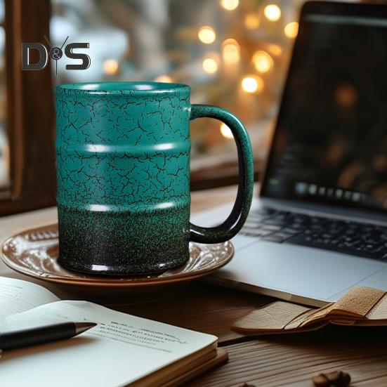 Ceramiczny kubek do kawy, duży kubek do herbaty do biura, domu, zmywarki, kuchenki mikrofalowej, 20 uncji, kubek do picia kawy i herbaty Latte