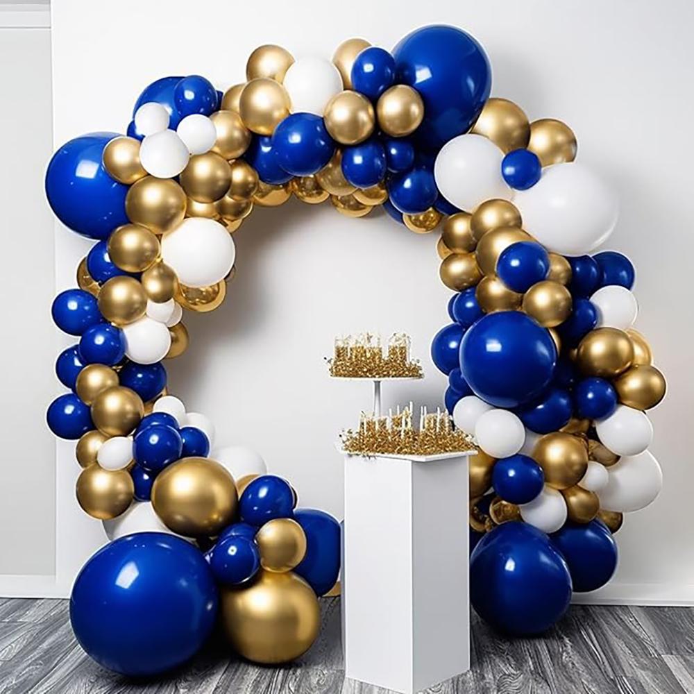 Royal Blue Balloons Garland Arch Blue Ballon Kit Wedding Anniversary Ceremony Decor Birthday Party Baby Shower Decoration Globos