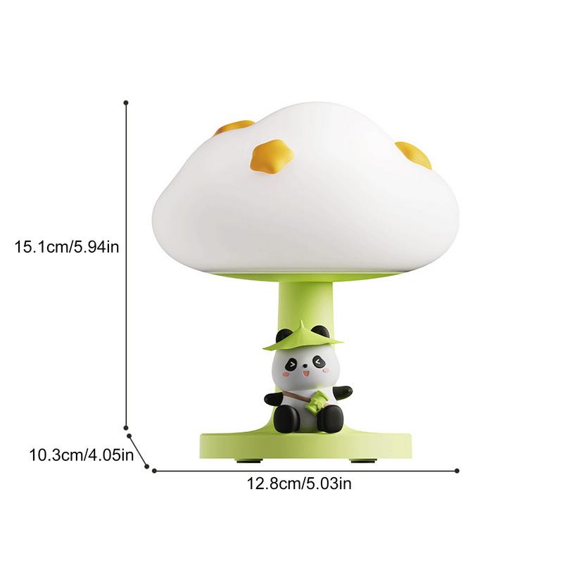 Cloud Led Night Light Cute Panda Theme Cloud Design Night Light Small Animal Lamps Bedroom Decor For Bedroom KidsRoom Home