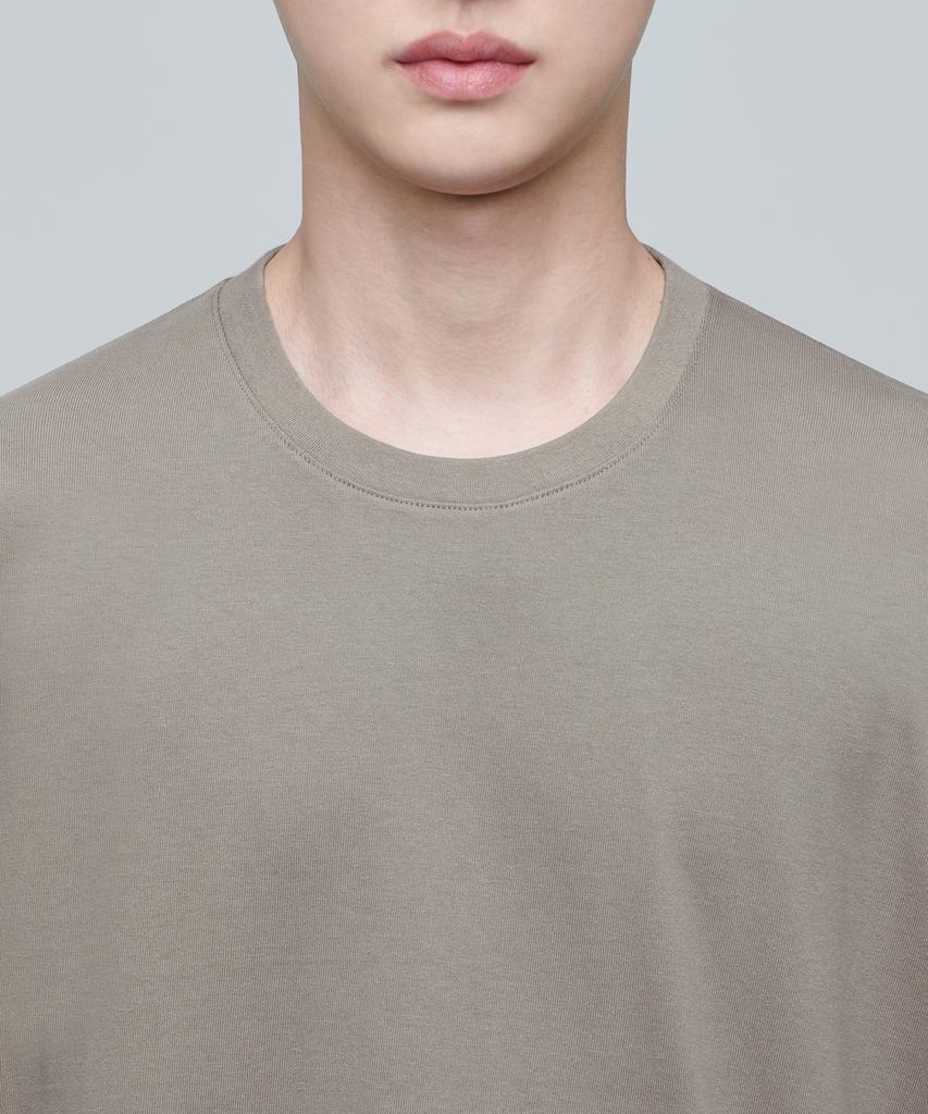 MUSINSA STANDARD Extra Oversized Crew Neck T-Shirt [Dusty Beige]