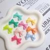 Colorful Bowknot Resin Cabochon Flatback Fit Phone Decoration Parts DIY Hair Bows Accessories Scrapbooking Craft