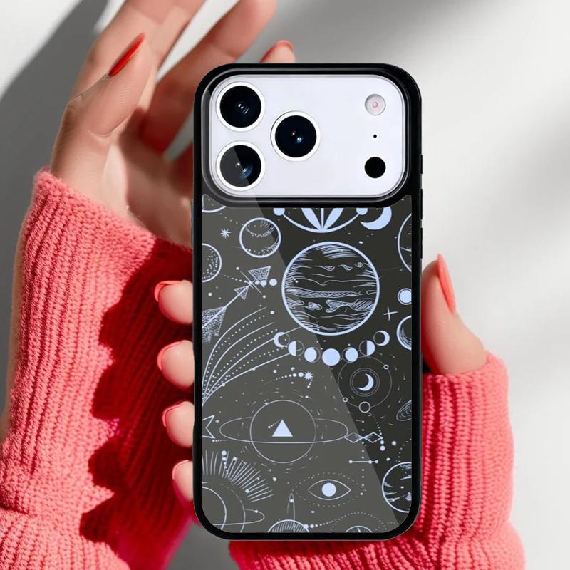 Starry Sky Phone Case for iPhone 17 Air 16e 15 14 13 Pro Max Back Cover for 12 11 Pro Coque