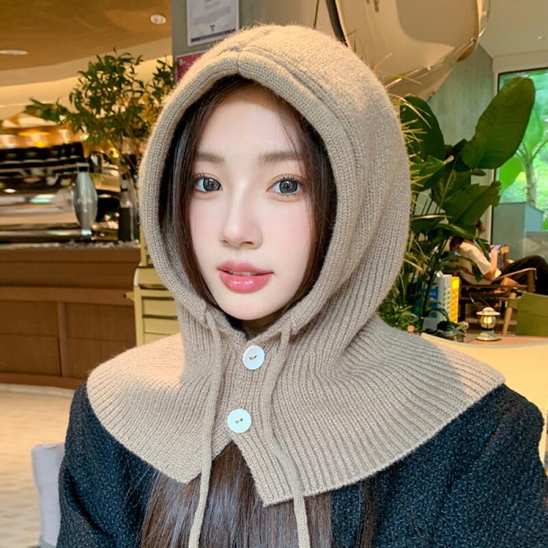 LE LANG Full Cover Winter Hat B Women's Winter Warm Chestnut Fur Earflap