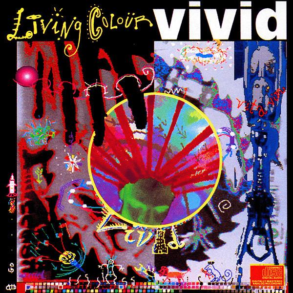 

CD LIVING COLOUR - Vivid EK44099 Epic 1988 US Rock Used