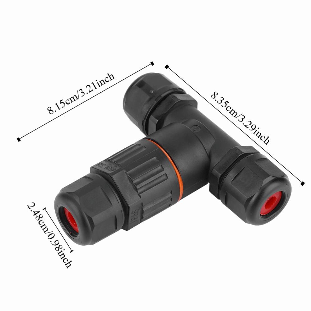 3-Wege Außenverteilerdose 450V Schnellverbinder Wasserdichter Kabelverbinder Werbetafel-Displays