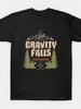 Gravity Falls , Men's Everyday Cotton T Shirt, 220g Pure Cotton, And Comfortable, Perfect For Running Errands, Lounging, Or Outd