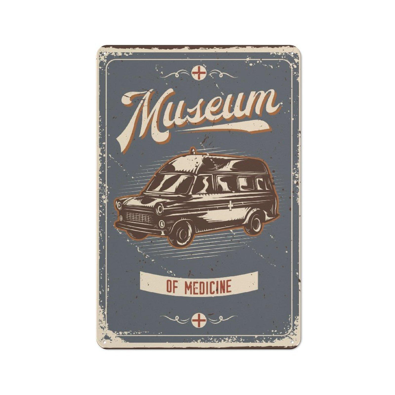 

1 Pack Classic Vintage Tin Sign Featuring Rustic Distressed Texture for Wall Display, Choose From 20x30cm or 30x40cm Options 20*30CM