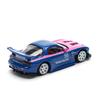 POP RACE Mazda RX7 Amemiya Blue Pink Finished Product PR640240 1/64 RE