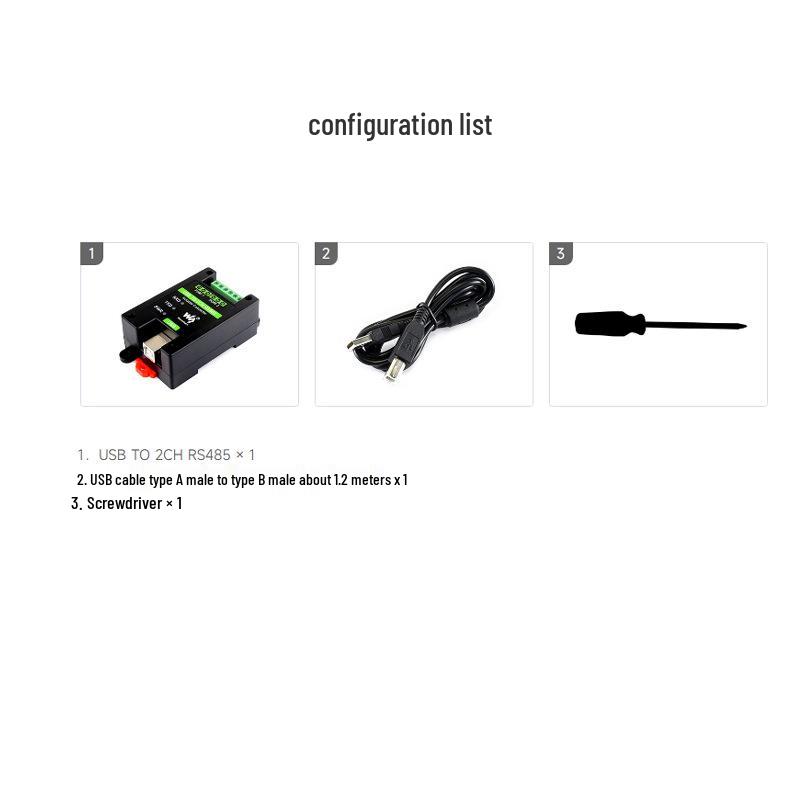 Industrial USB to RS485/RS422 Bidirectional Serial Converter with FT232, Isolation, DIN Rail Mount