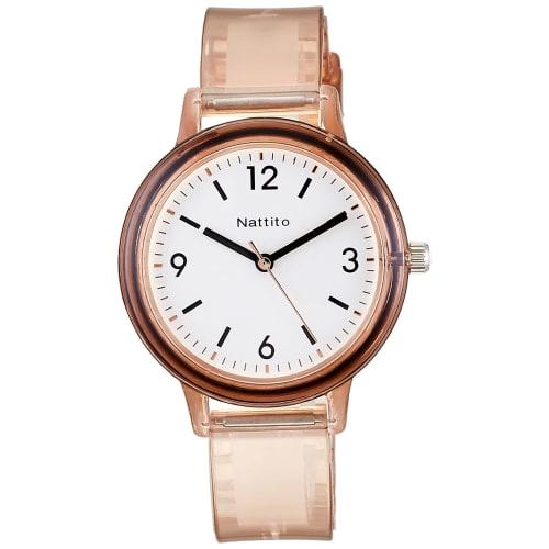 Fieldwork Analog Watch with Frappe PVC Strap, Women's, Brown, YM048-4
