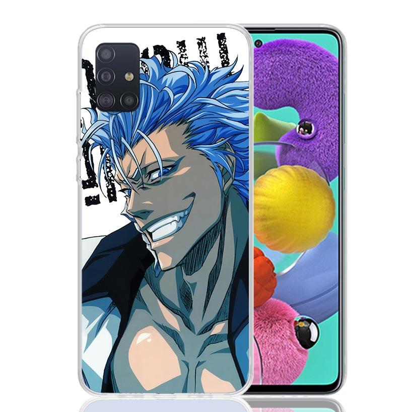 Grimmjow 6 Bleach Phone Case For Samsung Galaxy A52 A32 A22 A12 A02S A50S A30S A51 A31 AA71 Note 20 Ultra 10 S10 Plus Galaxy A52