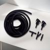 2M Fluid Hose Tube Pipe with 3Pcs Connector Washer Jet 2 Meter Fluid Hose with Connector for Dodge Durango Caliber Jeep Ram
