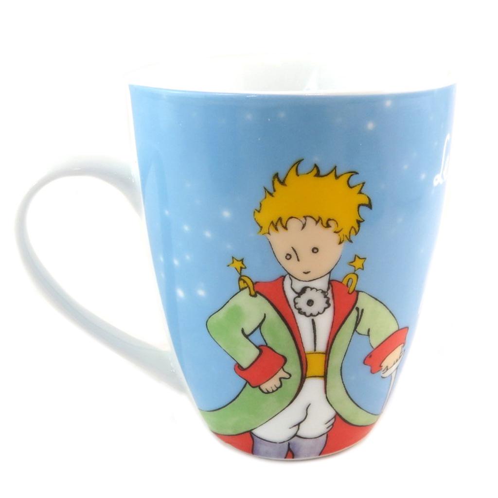 Le Petit Prince [P9910] - Porcelain Mug Box 'The Little Prince' Sky Blue - 10x8 Cm