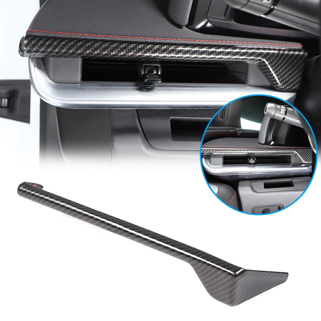 ABS Carbon Fiber Interior Main Driver Air Vent Trim Cover For Corvette C8 20-25