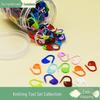 Hand-Knitted Yarn Stitch Markers: Anti-unraveling Small Plastic Clasps & Counting Pins for Sweater Knitting