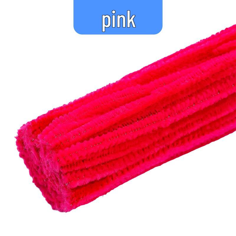 Handmade DIY Chenille Stem Fluff Flower Headband Ornament Material