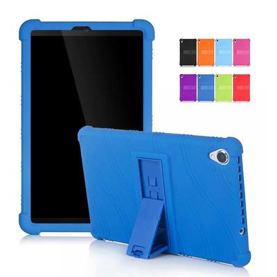 Soft Silicon Cover with Kickstand for Lenovo Tab M8 Case 4th 3rd Gen FHD HD TB301FU TB300FU TB300XU TB-8506F/X  8705F/N  8505F/X