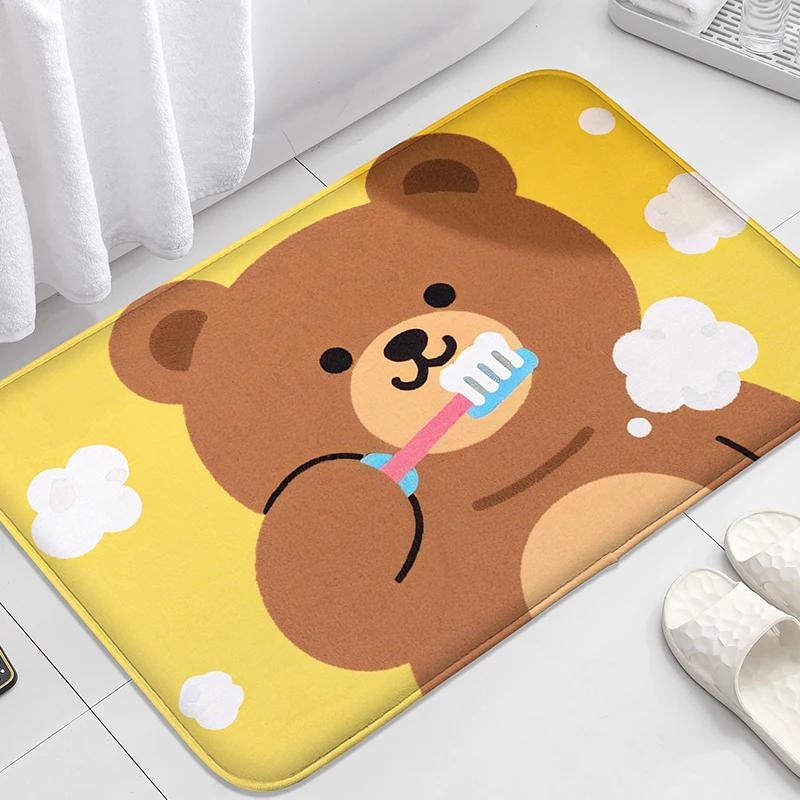 Schattige Gele Eend Badmat Antislip Vloermat Cartoon Schattige Badkamermat Douche, Wasruimte, Entree Mat 40X60CM