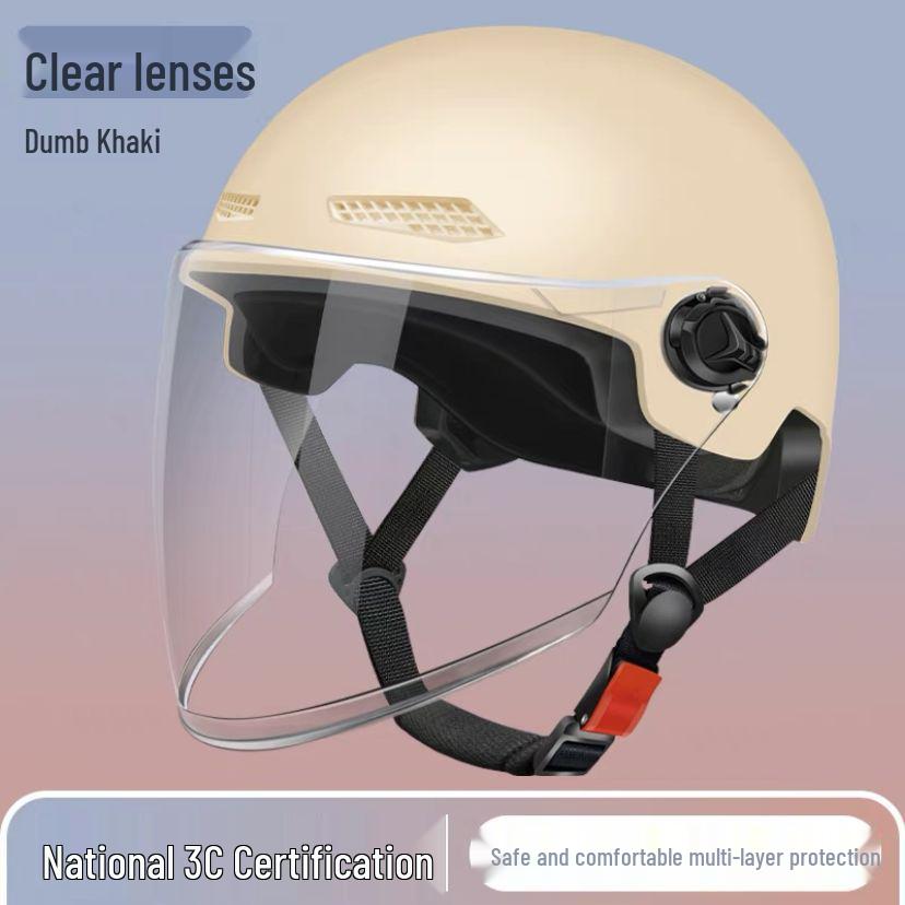 Universal Electric Vehicle Half Helmet: All-Season Sun Protection for Men & Women