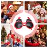 Christmas Glasses Cute Santa Reindeer Christmas Tree Hat Christmas Eyeglasses Christmas Photo Booth Props Goodie Bag Stuffers