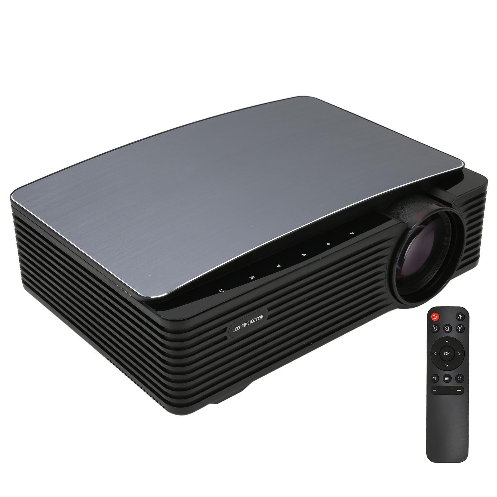 

Мини-проектор Full HD 1920x1080 Интеллектуальный беспроводной Wi-Fi Портативный домашний офис Проекционное оборудование EU Plug