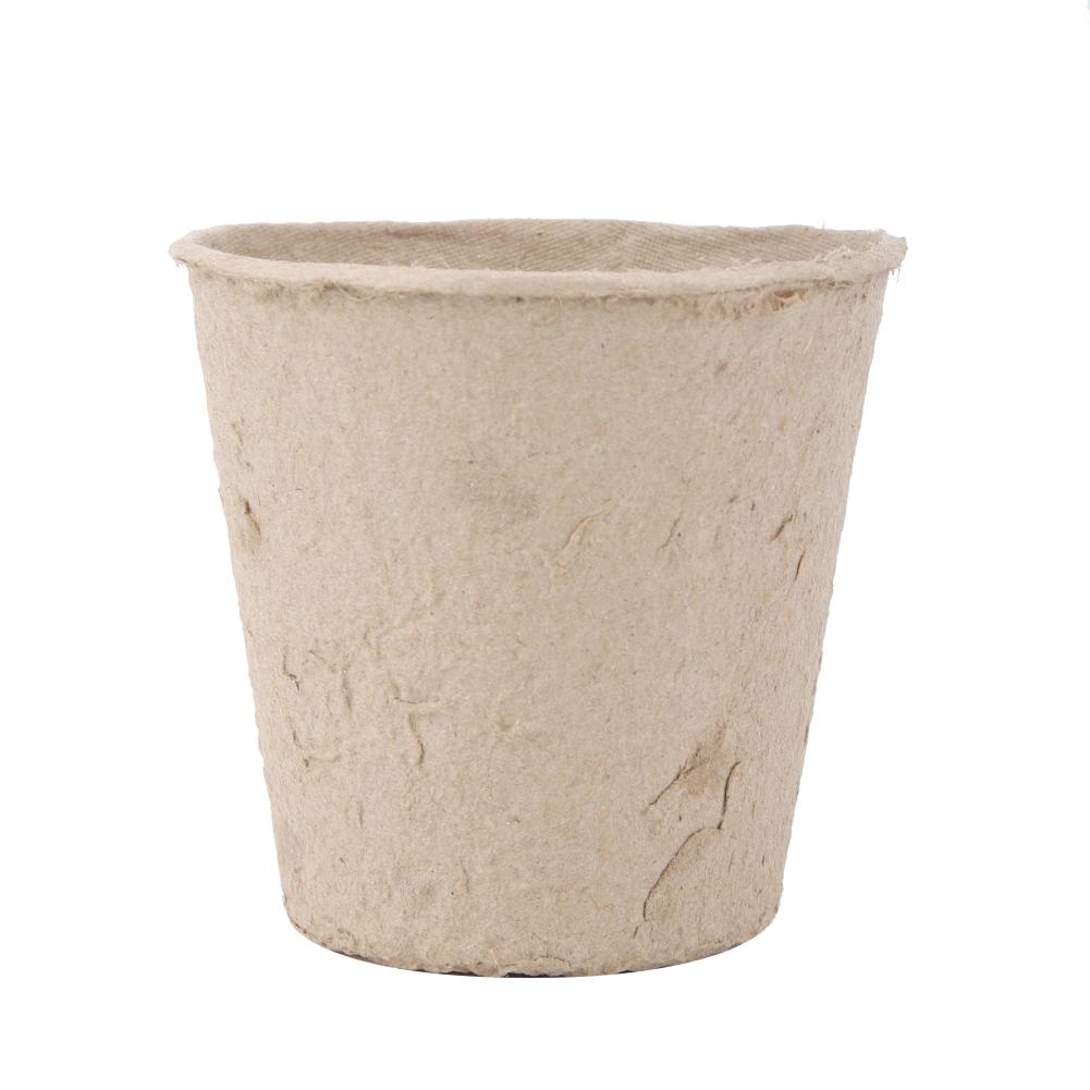 50 Stück Runde Abbaubare Zellstoff Torf Topf Pflanze Anzuchttopf Gartenbedarf 8*8cm