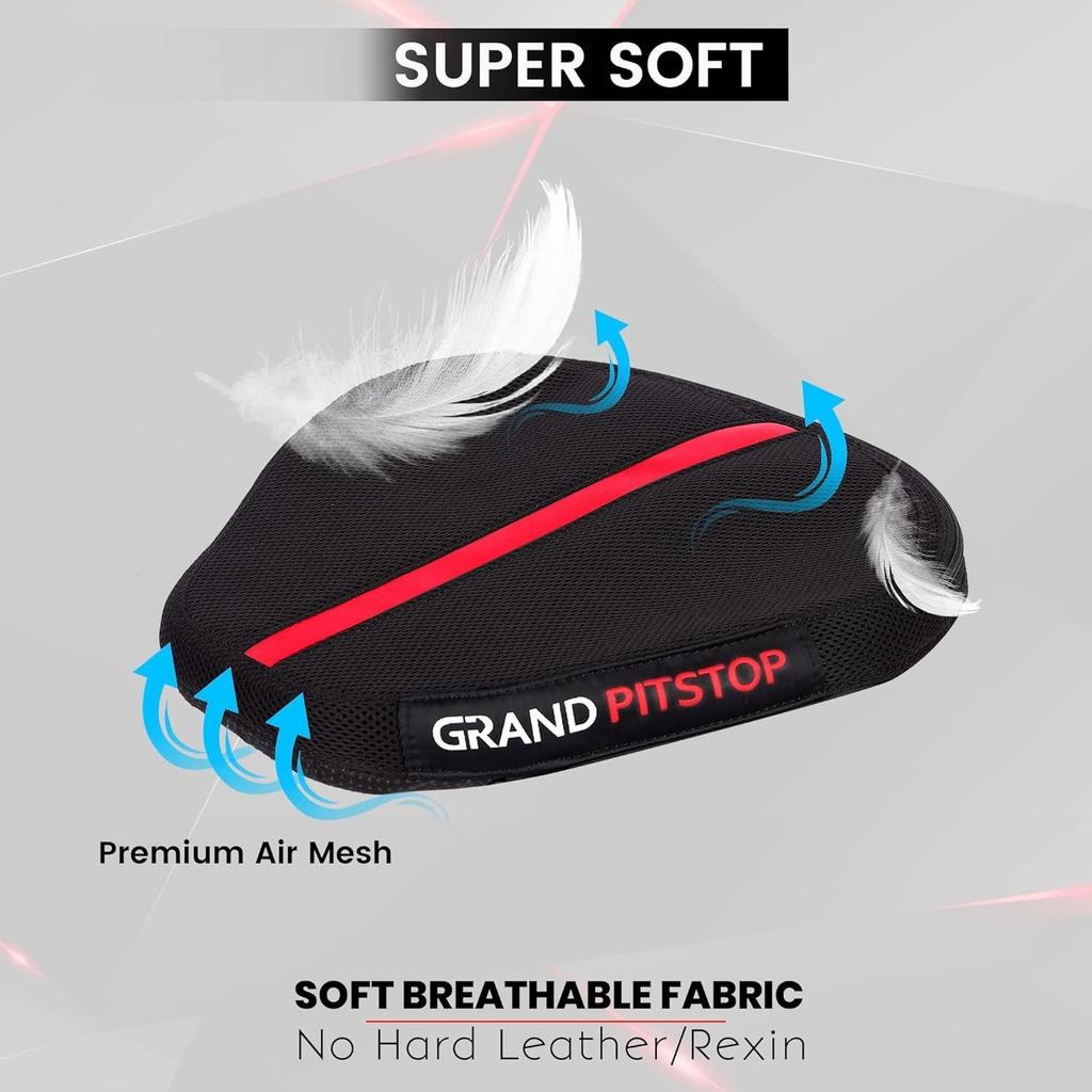 Inflatable Air Seat Cushion | Breathable Mesh | Non-Slip Bottom | Multipurpose Cushion for Bike, Office, Car, Medical & Home Use