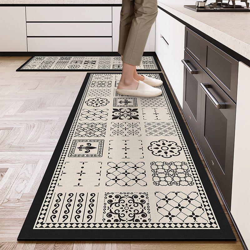 Non-Slip Diatomaceous Earth Kitchen Mat Set - Dirt-Resistant, Easy-Care, Absorbent, Two-Piece Foot Pad Carpet