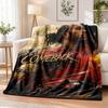 Lewis Hamilton Printed Flannel Blanket Warm Comfort Bed Throw For Indoor Home Decoration