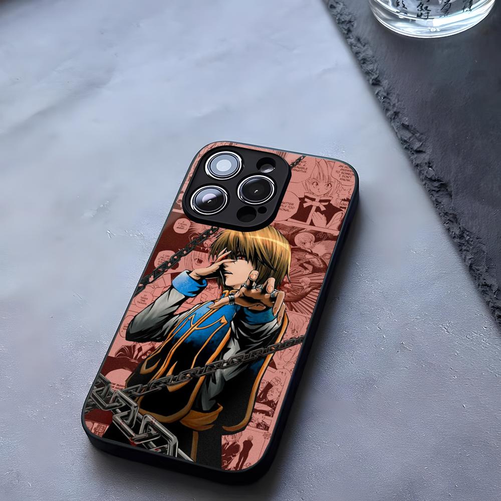Anime Hunter X Hunters Kurapika Phone Case Tempered Glass For IPhone 17 13 14 16 12 15 11 Pro Max Plus Mini X XR SE2020 Coque