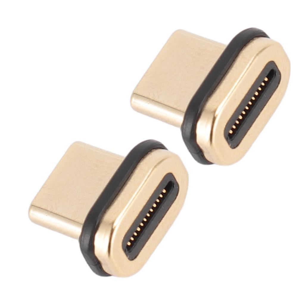2PCS USB C Port Plugs Metal Gold Plated Anti Dust Plugs Charging Port Protector Cap for IOS 15 for