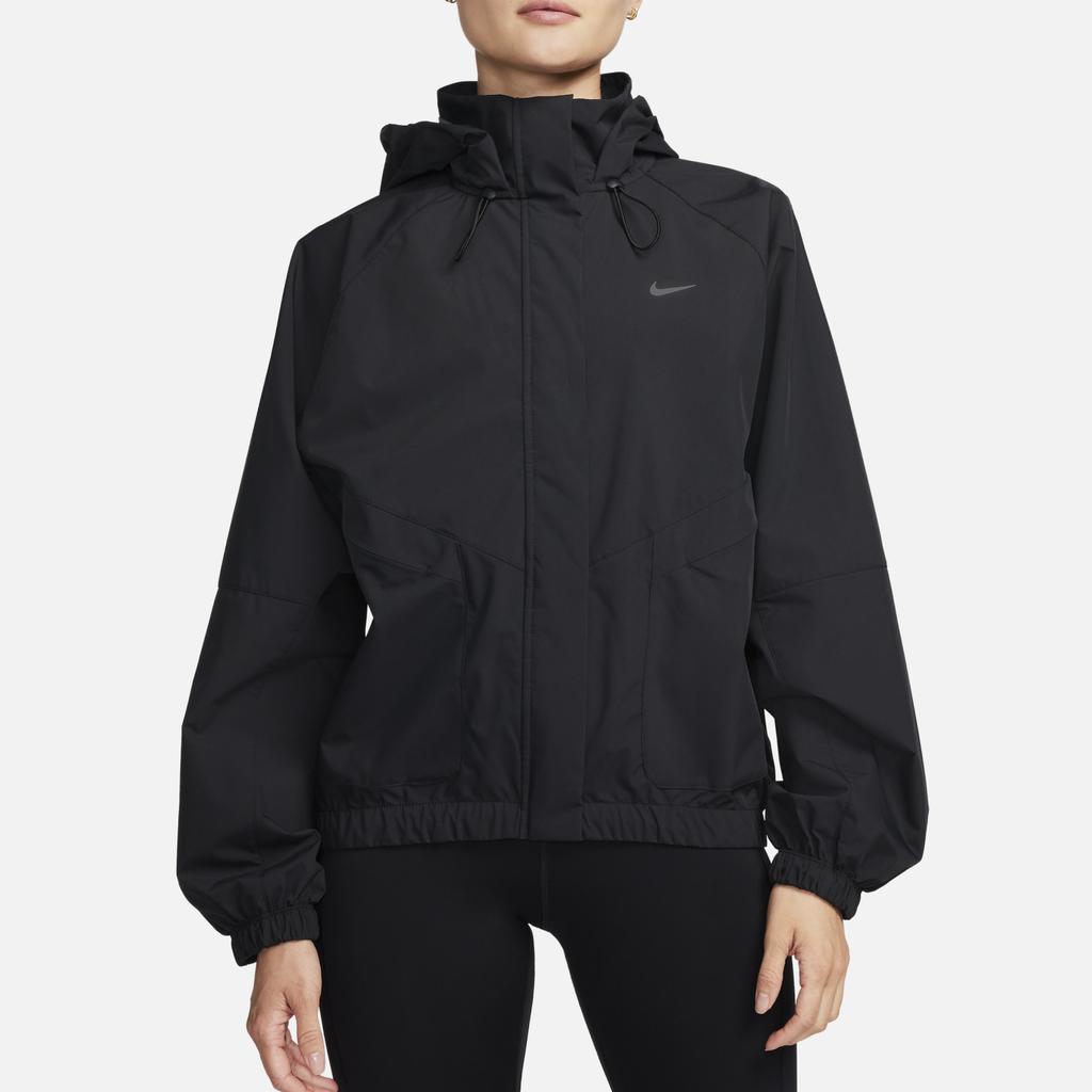 Nike Storm Fit Swift Solid Color Hooded Zip-Up Casual Jacket Women Jackets Black FB7493-010