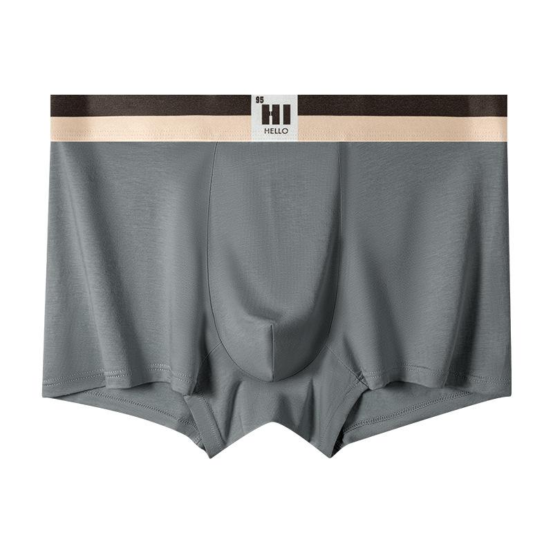 Men's Underwear Men's Youth Shorts Comfortable and Breathable Mid Waist Flat Angle Pants