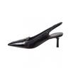 Salvatore Ferragamo Patent Slingback Pump Black