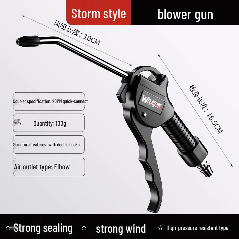 Wanhe High-Pressure Air Blow Gun for Dust Removal and Truck Inflation