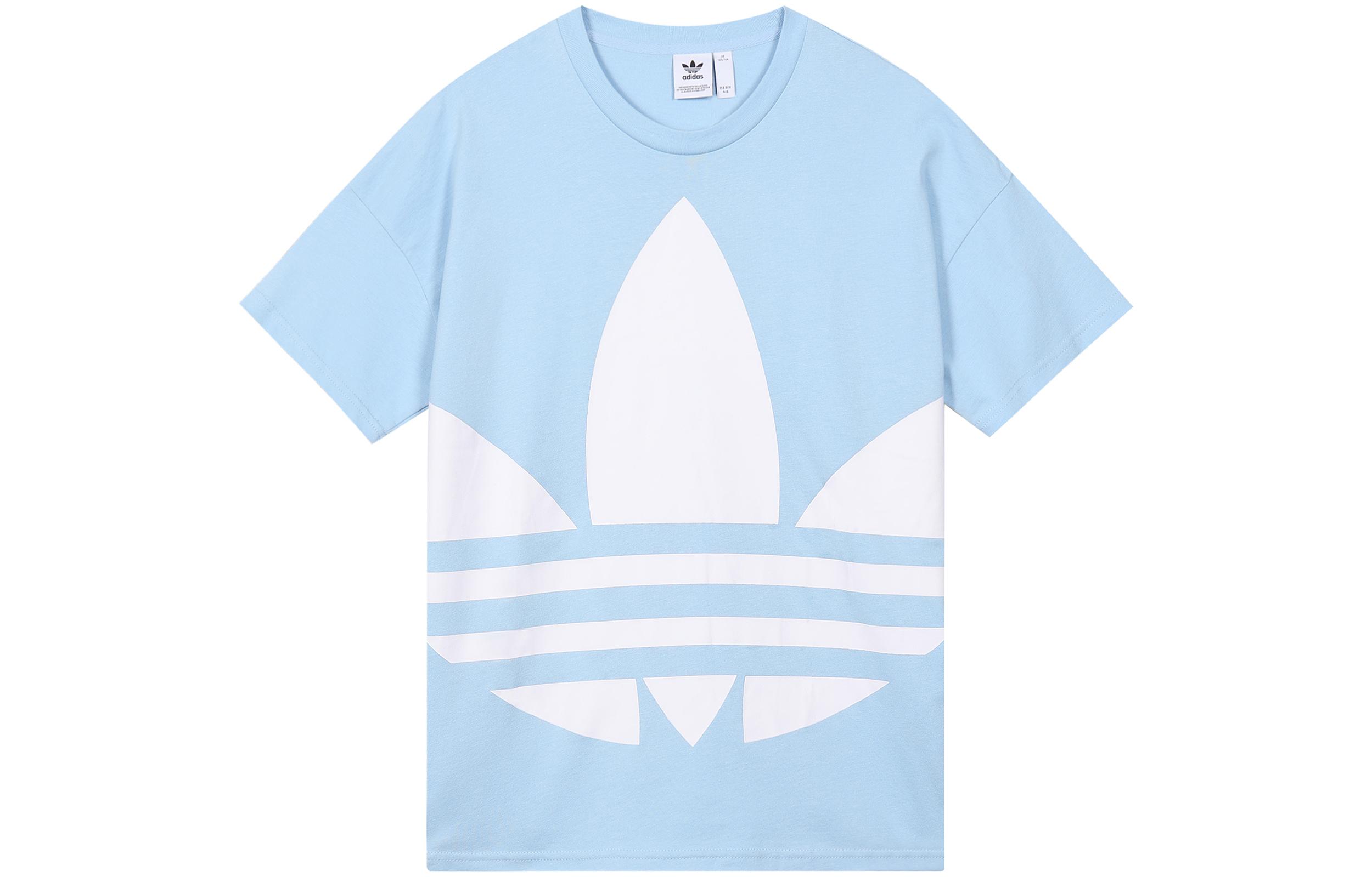 Adidas Originals Drop Shoulder Sleeve T Shirt Women s Blue GJ1011 40