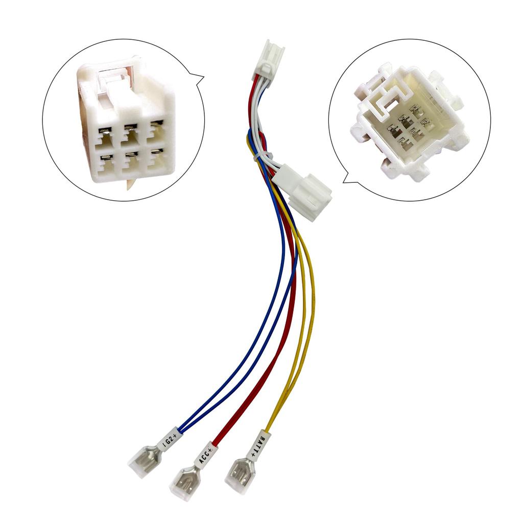 OTORAM Honda WRV DG5 Power Extractor Optional Double Branch Type with Mark Tube Compatible/Interchangeable WR-V Coupler, Connector,