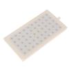 ABS 22X10.9cm Rechteckige Dusche 10mm Intubationstyp Schnittstelle Duschkopf 5 * 10 Loch Top Spray Duschkopf Zubehör