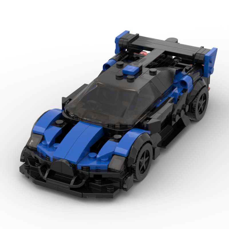 

Набор для сборки гоночного спорткара - Совместим с Lego, Вдохновлен Bugatti, Развивающие блоки для детей.