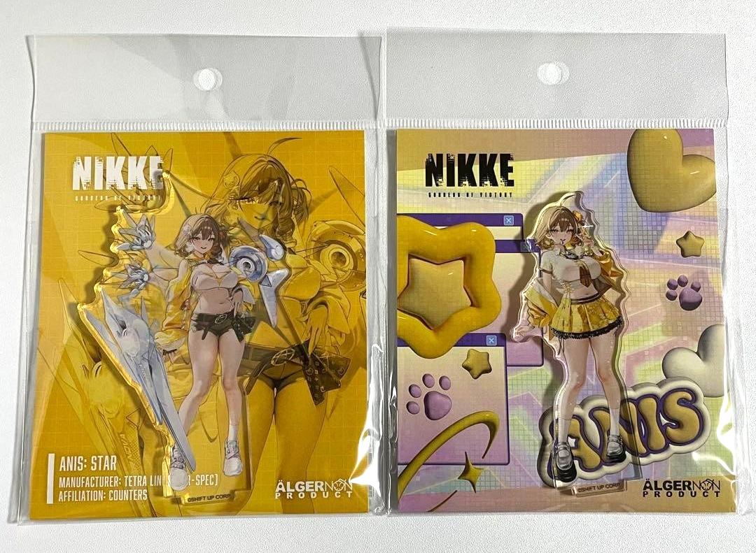 NIKKE Goddess Victory Tower Records Cafe Acrylic Stand set 2 Anis